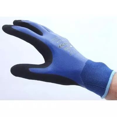 98 65 41, Knipex Gant d'électricien, Caoutchouc, Taille des gants 10,  Rouge, Paire (2 pièces)