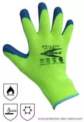 Sous gants de protection coton blancs