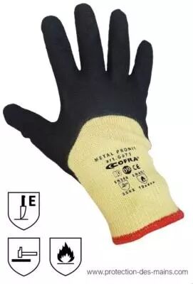 Gants extrêmement résistants à la chaleur et au feu, cuir cousu Kevlar,  gants, idéal pour cheminée, cuisinière, four, 16 à 932°f