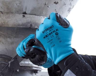 Gant mécanique et thermique anti-froid à protection anti-coupure et  alimentaire KMG710 COLD