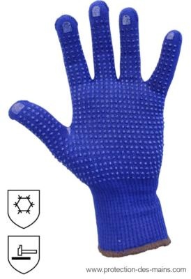 photo de gants avec picots