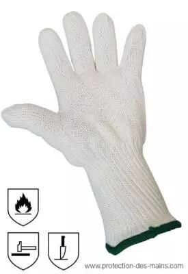 Gant de Cuisine Silicone et Coton - Manique anti feu