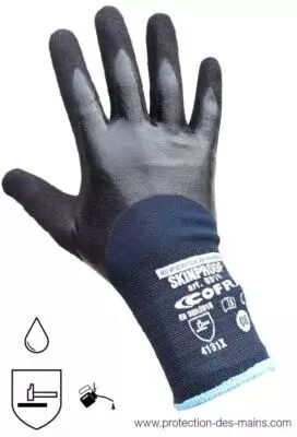 photo gants mécanicien précision 3/4 étanches