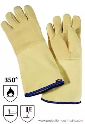 Gants anti-chaleur 500°C