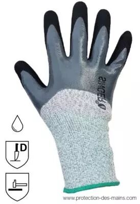 Gants Coupure D Enduction Etanche Dos - PHD 534