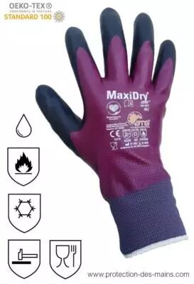 Gants de travail protection froid et chaleur