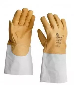 Gants de soudure en croûte de cuir d'une longueur de 12 po