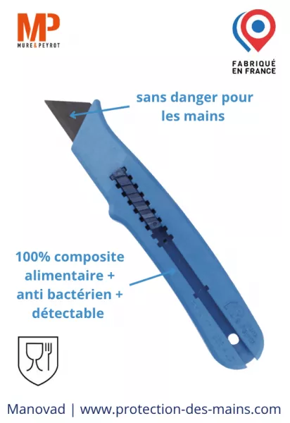 Couteau de s�curit� � lame composite (l\'unit�)