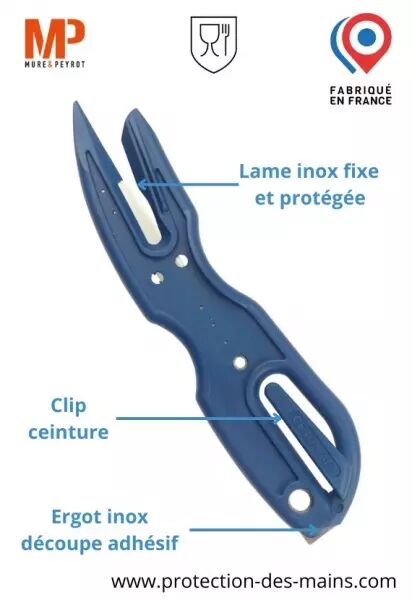 Couteau de s�curit� jetable - Alimentaire (l\'unit�)