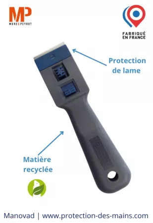 Couteau grattoir & &eacute;bavurage ergonomique (l\'unit&eacute;) 