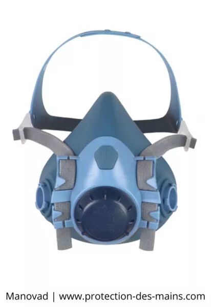 Demi masque respiratoire en silicone (l\'unit�)  