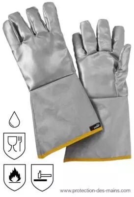 Gants anti chaleur 350 ° contact Alimentaire (la paire)