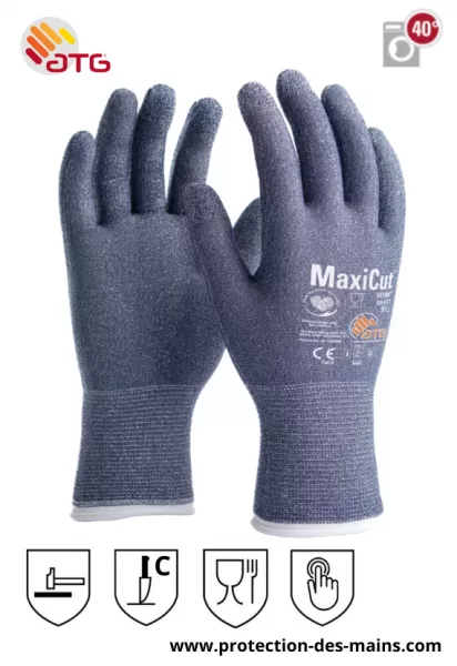 Gants anti-coupure - Niveau C - Ultra fins ATG Maxicut 58-917 (la paire)