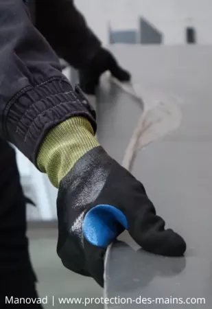 Gants anti coupure - Niveau E - Double enduction &eacute;tanche (la paire) 