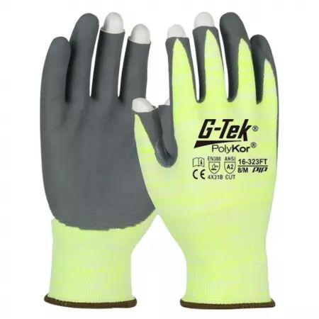 Gants anti coupure 3 doigts ouverts (la paire) 