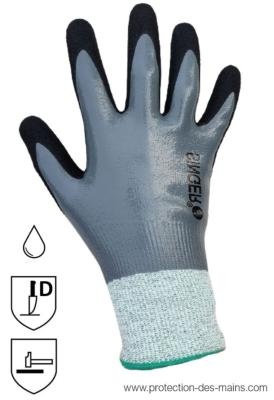 Gants de jkardinage femme en polyester anti dérapant - Jardiprotec