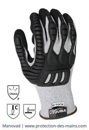 Gants anti coupure et anti impact (la paire) 