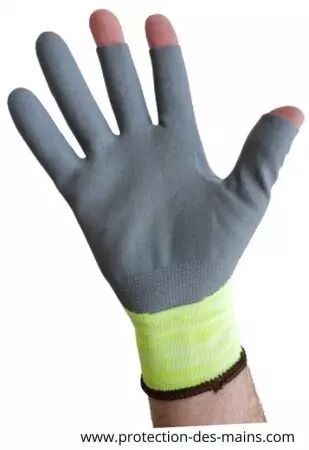 Gants anti coupure haute précision - 3 doigts ouverts (la paire) 