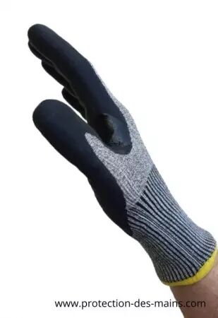 Gants anti coupure niveau F enduction Nitrile (la paire)