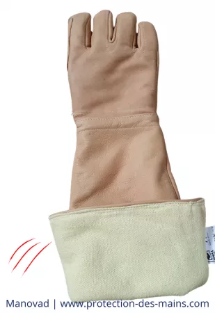 Gants anti-griffure et anti-morsure - Cuir & Kevlar (la paire)