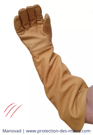 Gants anti-griffure et anti-morsure - Cuir & Kevlar (la paire)