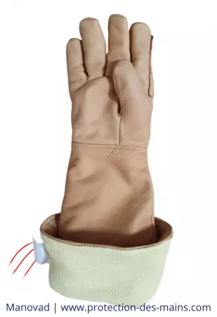 Gants anti-griffure et anti-morsure - Cuir & Kevlar (la paire)