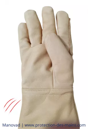 Gants anti-griffure et anti-morsure - Cuir & Kevlar (la paire)