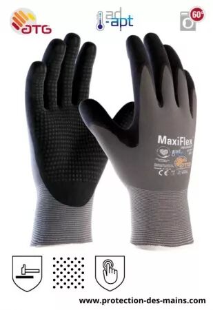 Gants ATG Maxiflex Endurance 42-844 ADAPT - Picots (la paire)
