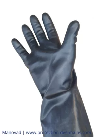 Gants butyle - Doublure coton (la paire)  