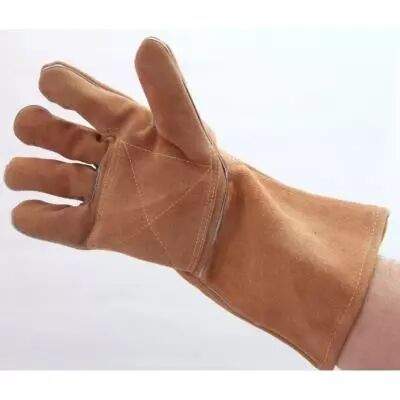 Gants cuir anti chaleur (la paire)