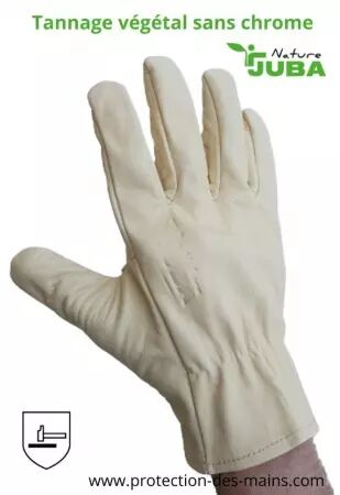 Gants cuir de chèvre - Tannage naturel sans chrome (la paire)