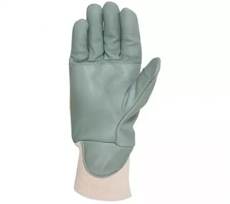 Gants cuir protection tronçonneuse (la paire)  