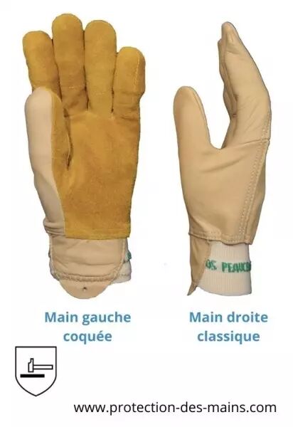 Gants de taille pour s�cateur �lectrique - Protection sur main gauche (la paire)