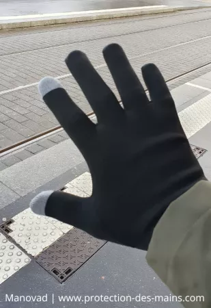 Gants fins en textile antivirus & anti-microbien (la paire)