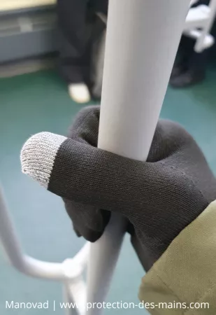 Gants fins en textile antivirus & anti-microbien (la paire)