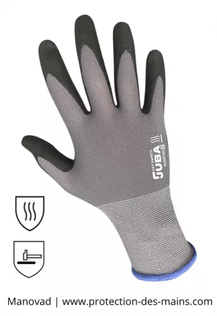 Gants fins et ergonomiques - Manutention - Enduction Nitrile