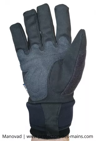 Gants grand froid avec doublure polaire et renfort paume (la paire) 