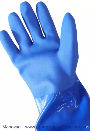 Gants manches longues &eacute;tanches - 65 cm - PVC souples (la paire)