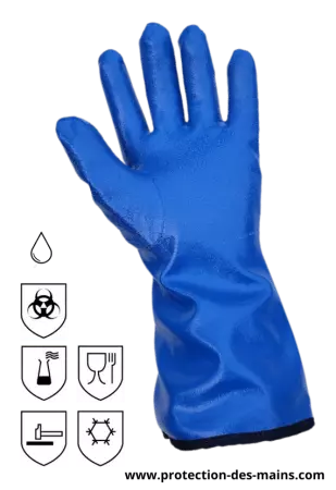 Gants multirisques étanches et thermique (la paire)