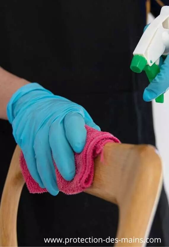 100 gants jetables en Nitrile (sans Latex), pour cuisine, non poudrés