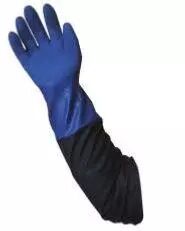 photo bras Gants PVC souples avec manchette longue