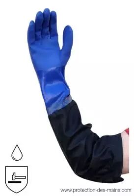 Gants imperméables 60 cm en latex épais 5600 - Protection des mains