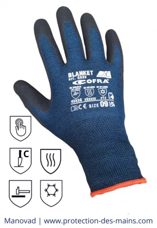 Gants thermiques et anticoupure - Niveau C