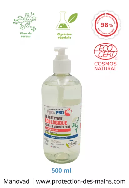 Gel nettoyant �cologique - Ecocert Cosmos Natural 