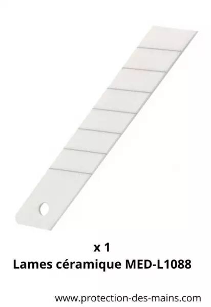 Lames 18mm s�cable en c�ramique (lot de 10)