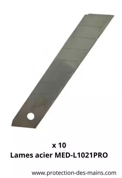 Lames 18mm s�cables en acier inox (lot de 10)