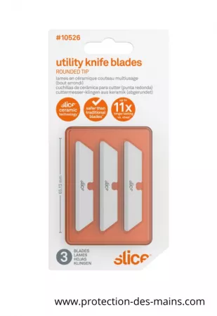 Lames céramique pour couteau Slice Multiusage (3 lames) 