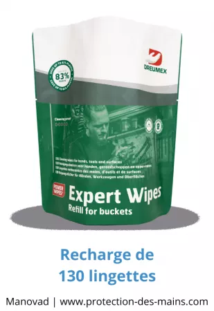 Lingettes nettoyantes pro - Mains et surfaces (130 lingettes)