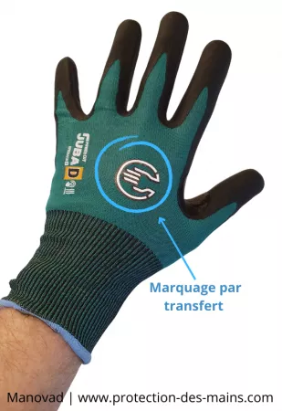 Personnalisation de gants - Logo &agrave; votre marque (Par gant) 